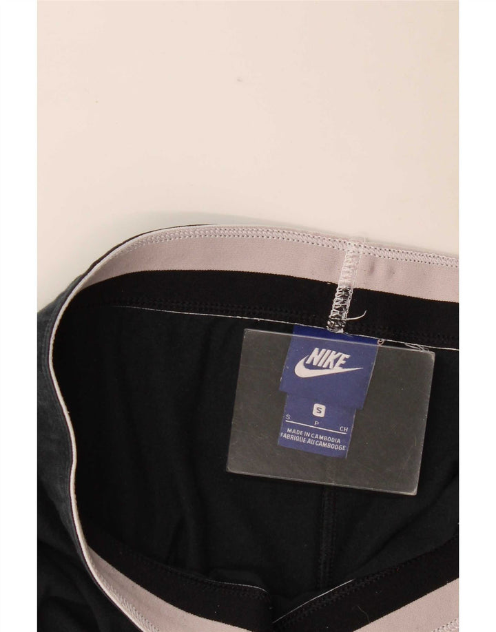 Damskie legginsy Nike Graphic UK 10, małe, czarne
