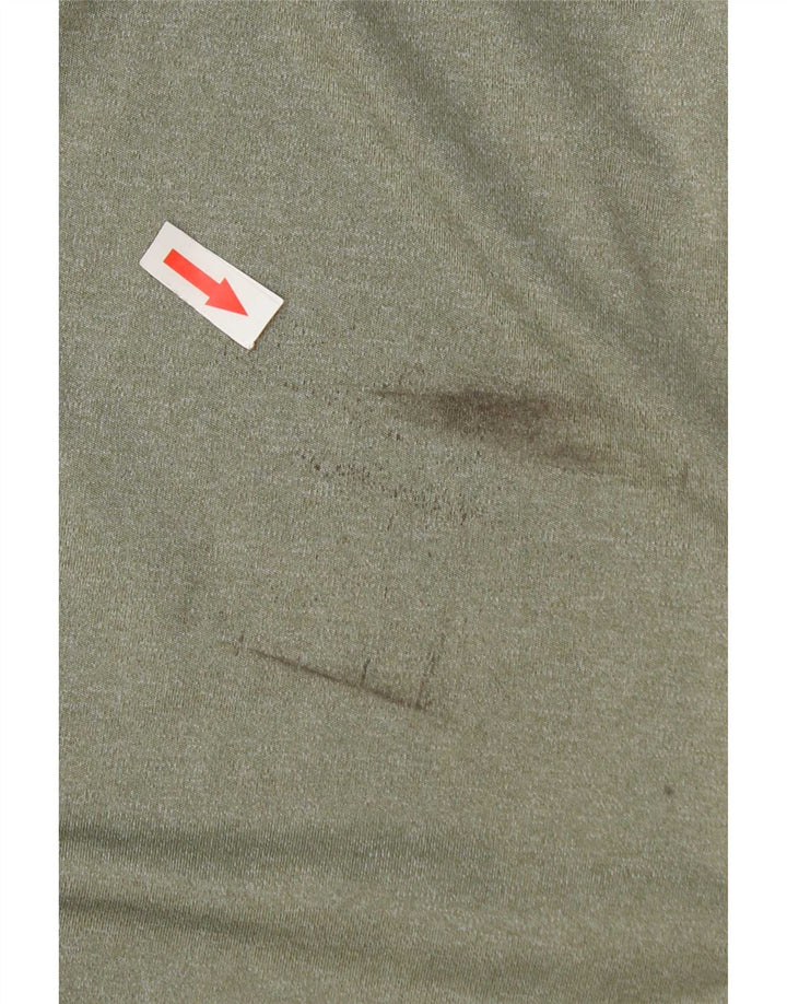 Męskie spodenki sportowe Nike, duże, zielone, z blokami kolorów, poliestrowe