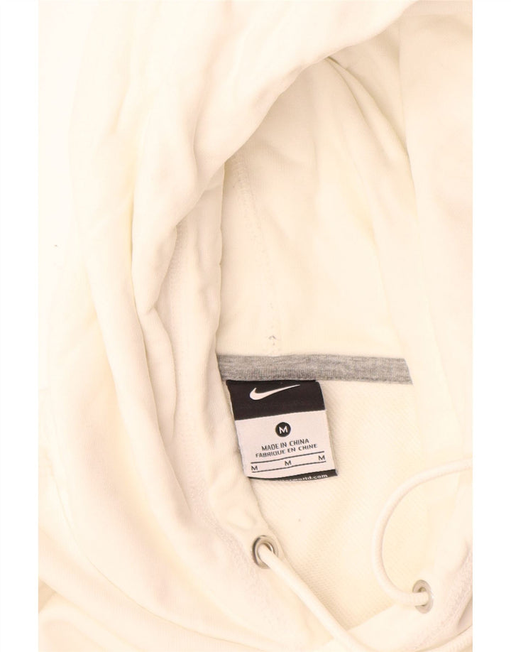 Męska bluza z kapturem Nike z grafiką, bawełniana, w kolorze średniej bieli