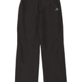 Damskie proste spodnie Adidas UK 12 Medium W30 L31 Czarny poliester
