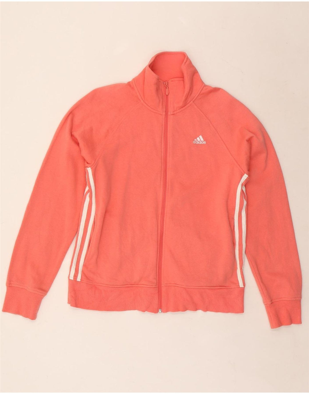 Damska bluza dresowa Adidas UK 14 Średnia różowa bawełna