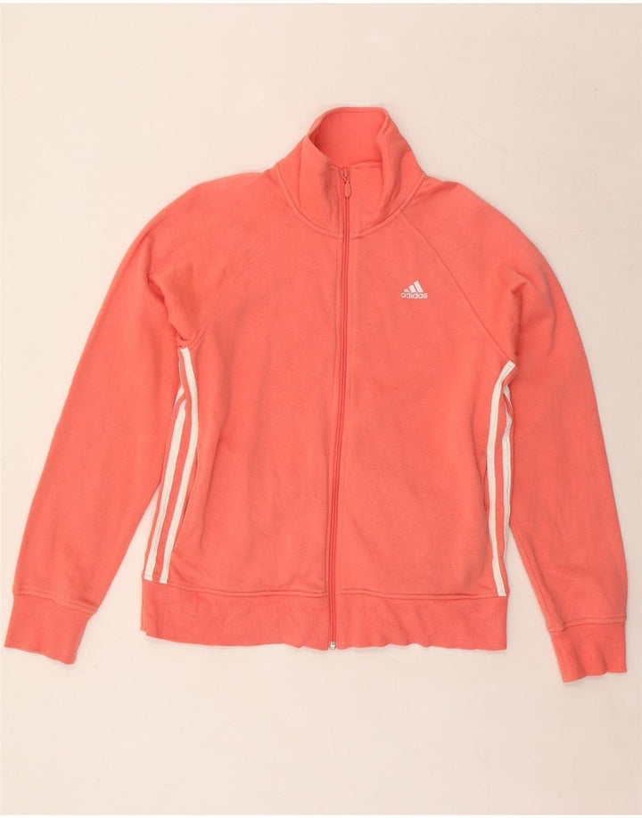 Damska bluza dresowa Adidas UK 14 Średnia różowa bawełna