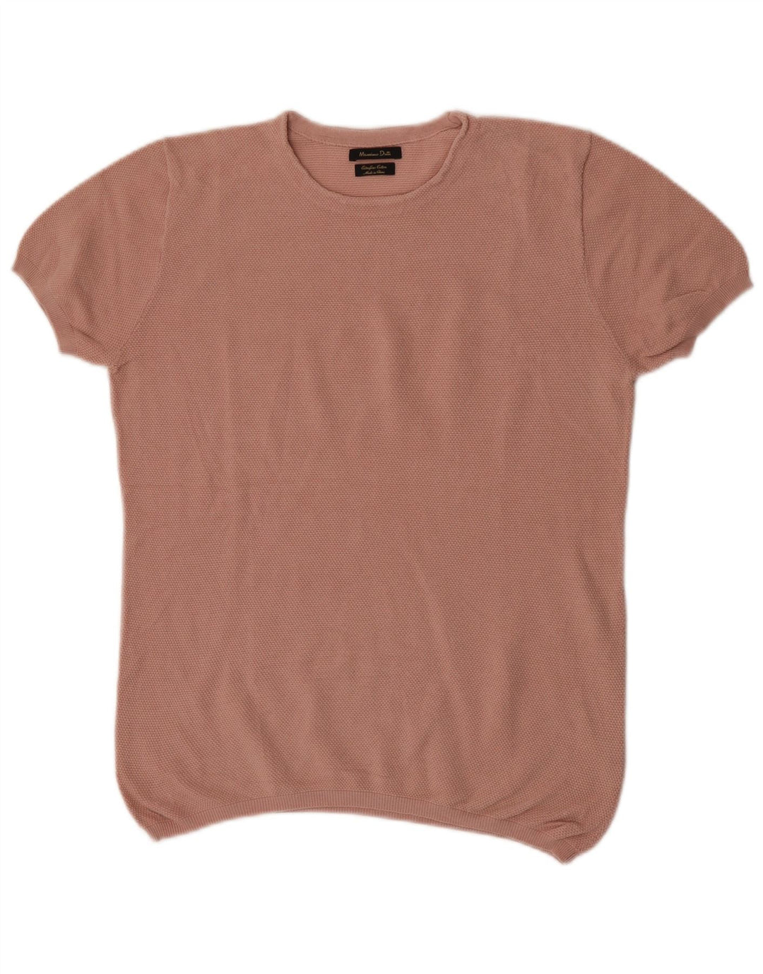 Bluzka damska Massimo Dutti Top UK 16, duża, różowa, bawełniana