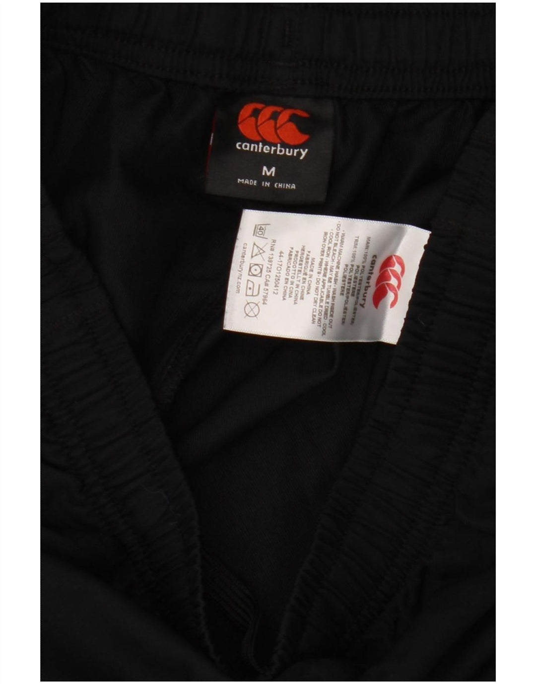 Męskie spodenki sportowe Canterbury, średni czarny poliester
