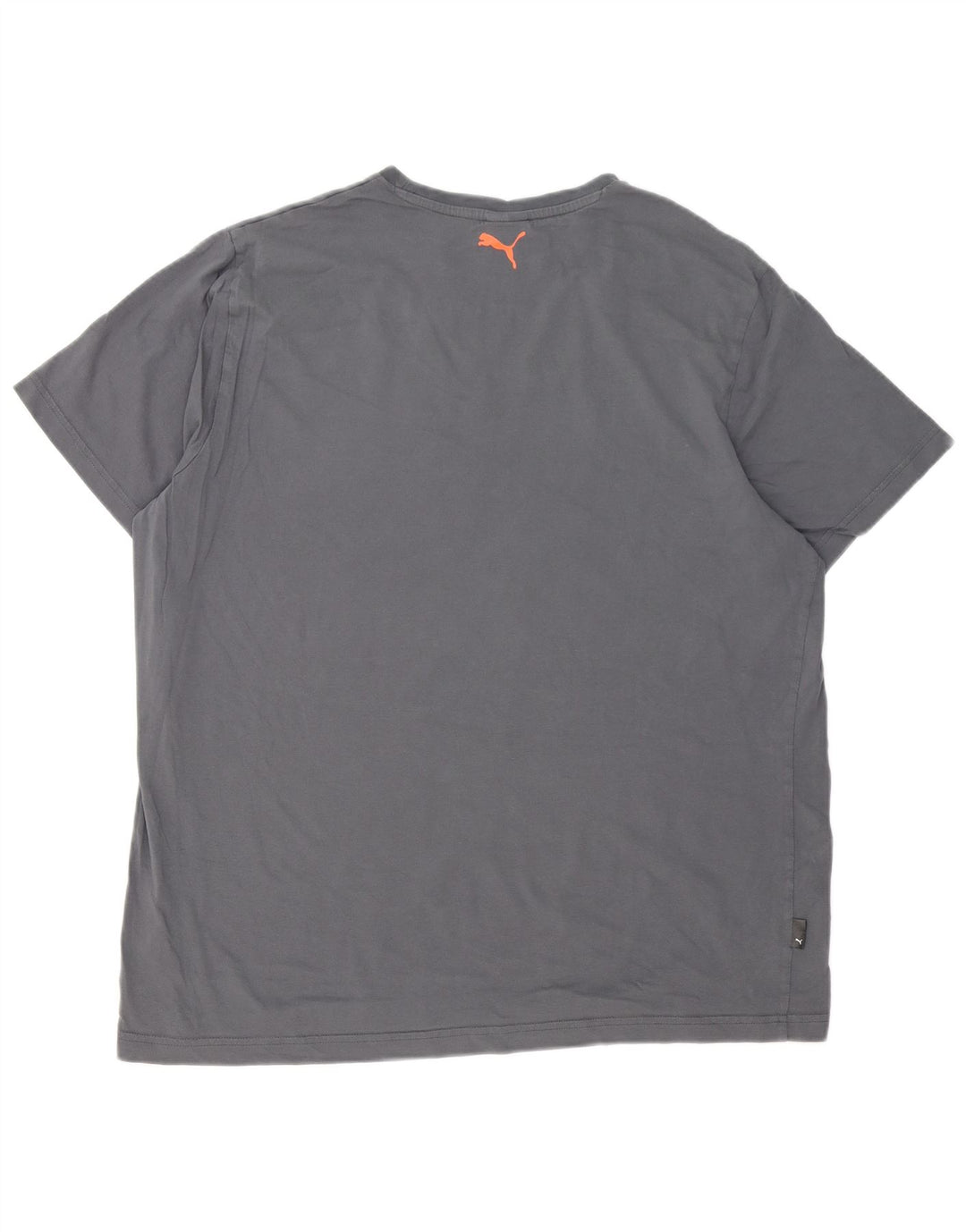 Męska koszulka z grafiką Puma Top 2XL Szara bawełna