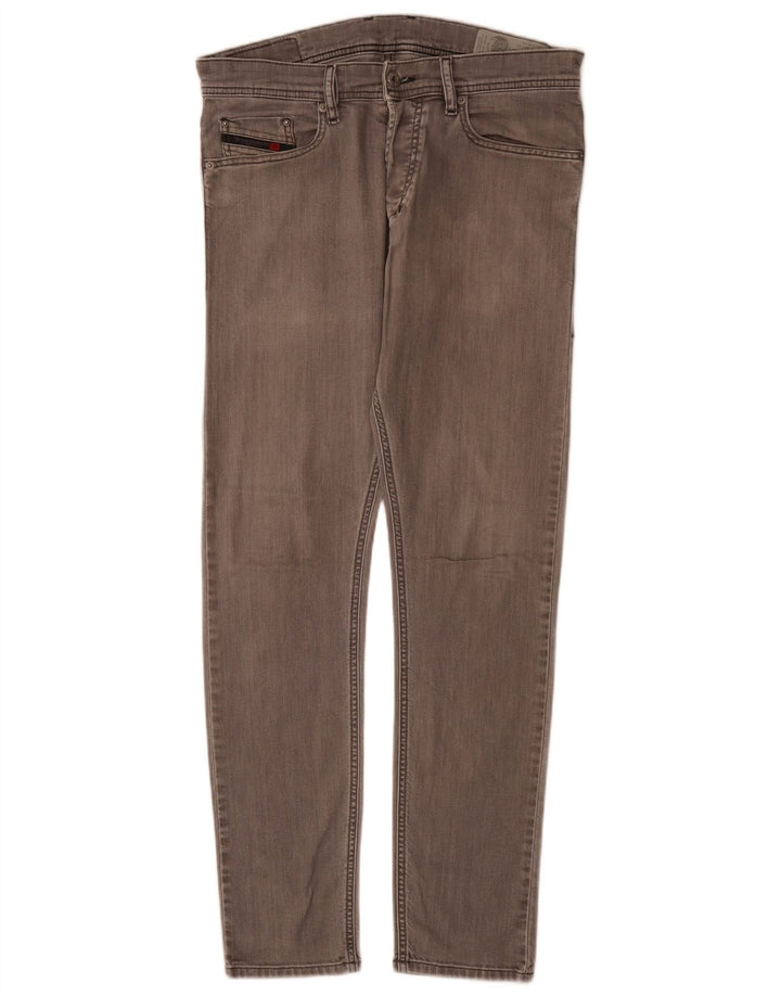 Diesel Męskie Tepphar Carrot Slim Jeans W28 L30 Szara bawełna