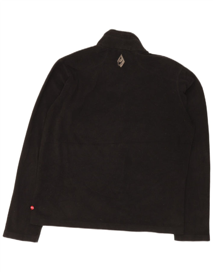 Damski sweter polarowy O'NEILL z zamkiem błyskawicznym UK 18 XL, czarny poliester
