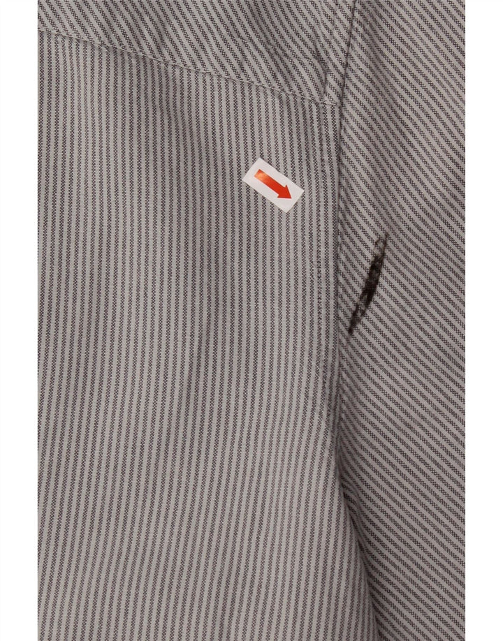 Koszula męska LYLE & SCOTT 2XL, niebieska, bawełniana w prążki