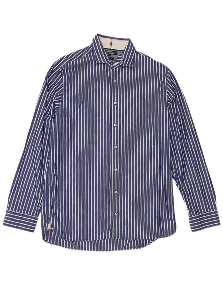 Koszula męska Tommy Hilfiger, duża, bawełniana w niebieskie paski