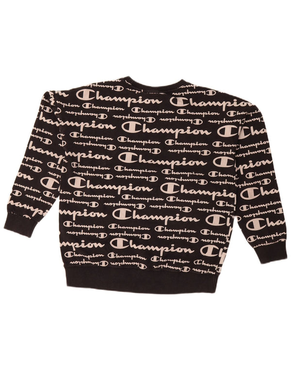 Dziewczęca bluza z grafiką Champion, 15-16 lat, 2XL, czarna