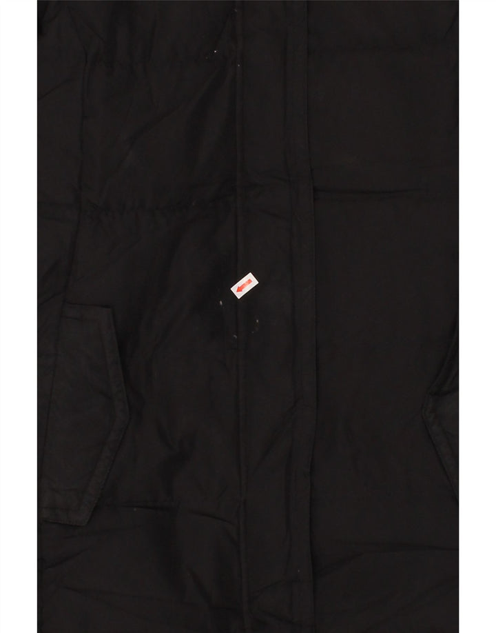 J. CREW Womens Hooded Padded Jacket UK 6 XS Black Polyester Vintage J. Crew and Second-Hand J. Crew from Messina Hembry 