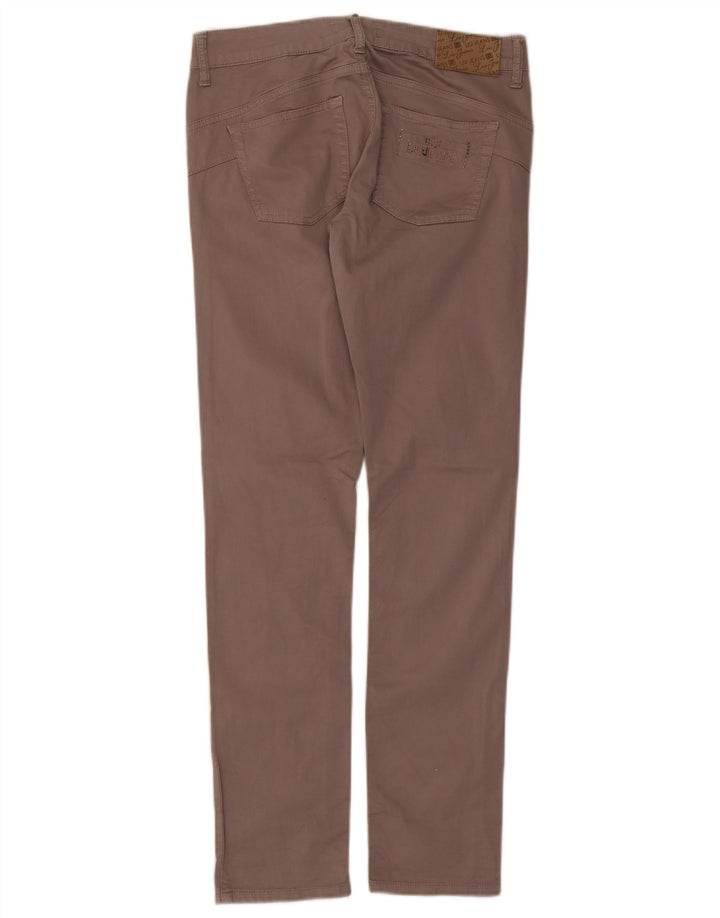 Damskie spodnie typu slim casual Liu Jo W30 L30 szare