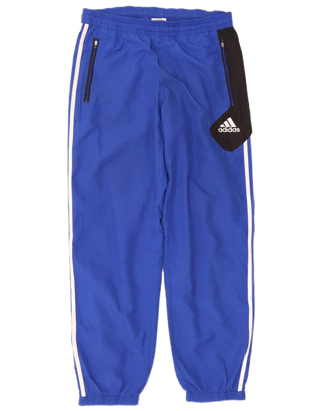 Męskie spodnie dresowe ADIDAS Joggers UK 40/42 Średni niebieski, blok kolorów