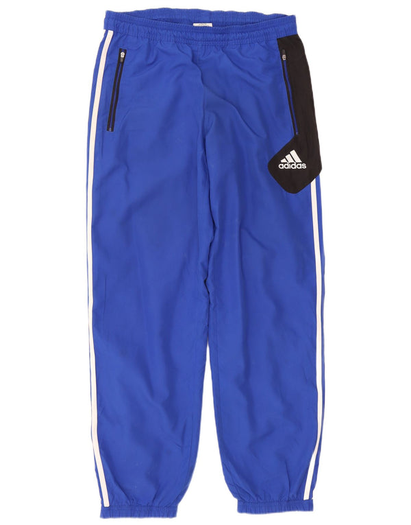 Męskie spodnie dresowe ADIDAS Joggers UK 40/42 Średni niebieski, blok kolorów
