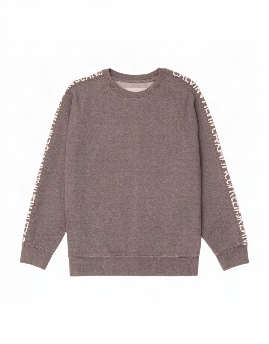 Męska bluza z grafiką Calvin Klein Jeans, średnioszara, bawełniana