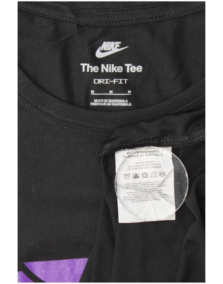 Damska koszulka Nike z grafiką do siatkówki, UK 12, średnia czarna