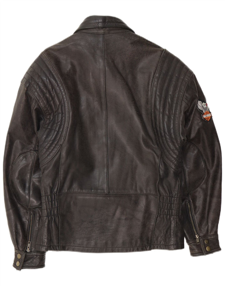 Męska kurtka EUROX Harley Davidson Moto Racer UK 38, średnia czarna