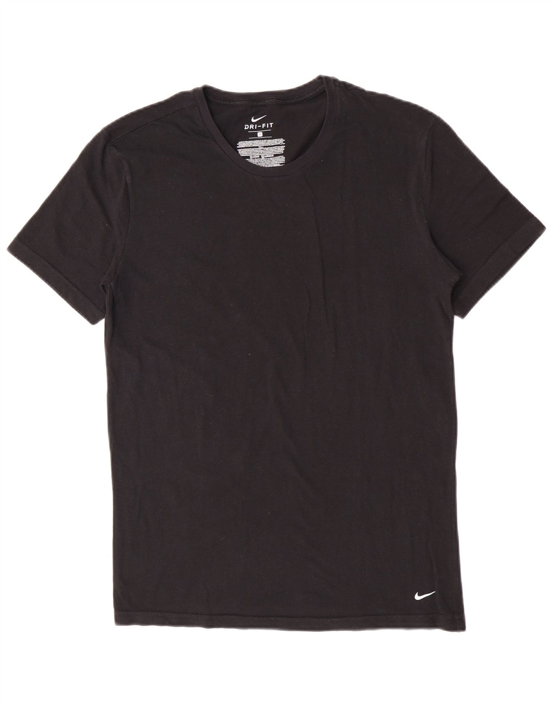 Męski T-shirt Nike Dri Fit Top, średni czarny, bawełniany