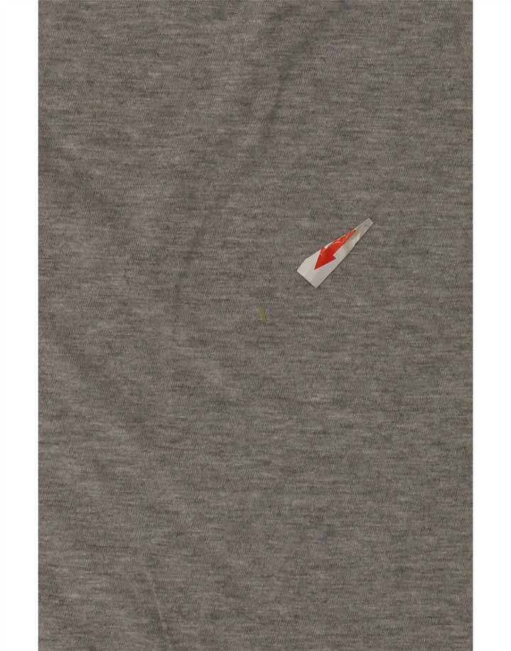 Męski T-shirt z grafiką Hurley, średni szary, nakrapiany