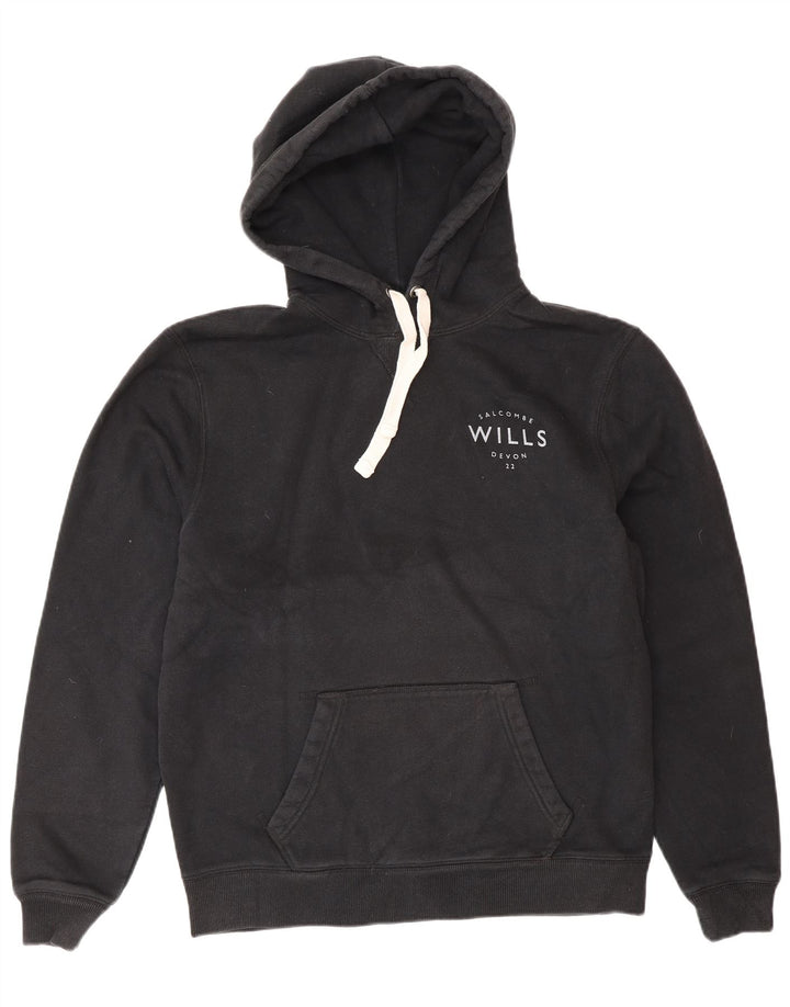 Męski sweter z kapturem Jack Wills, duży, czarny, bawełniany
