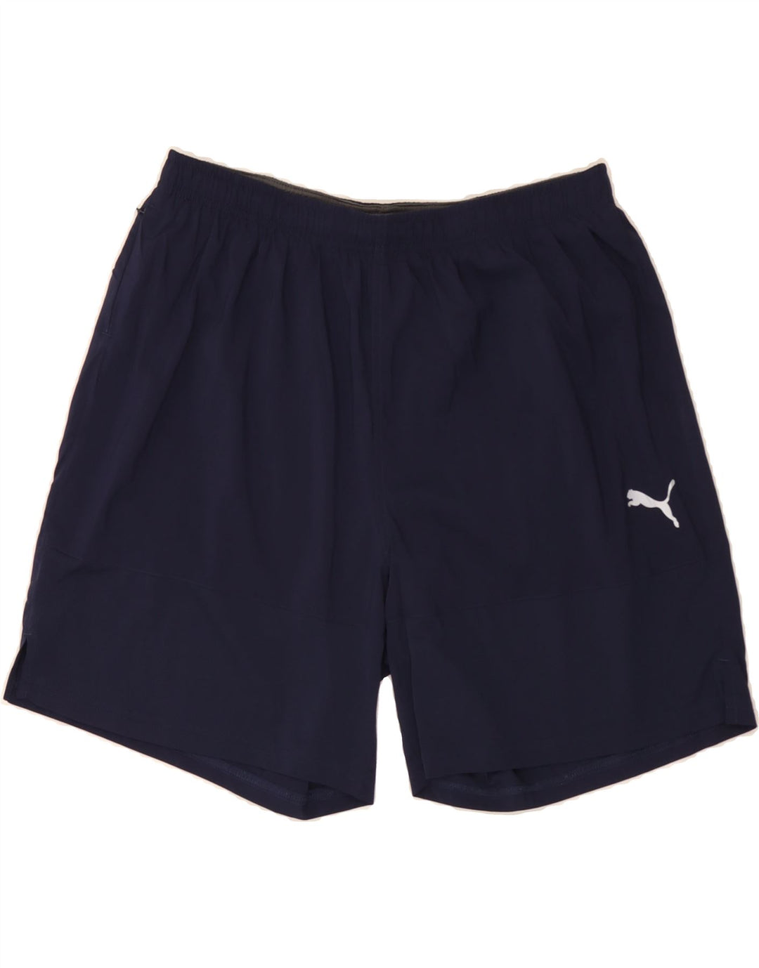 PUMA Mens Sport Shorts XL  Navy Blue Polyester Vintage Puma and Second-Hand Puma from Messina Hembry 