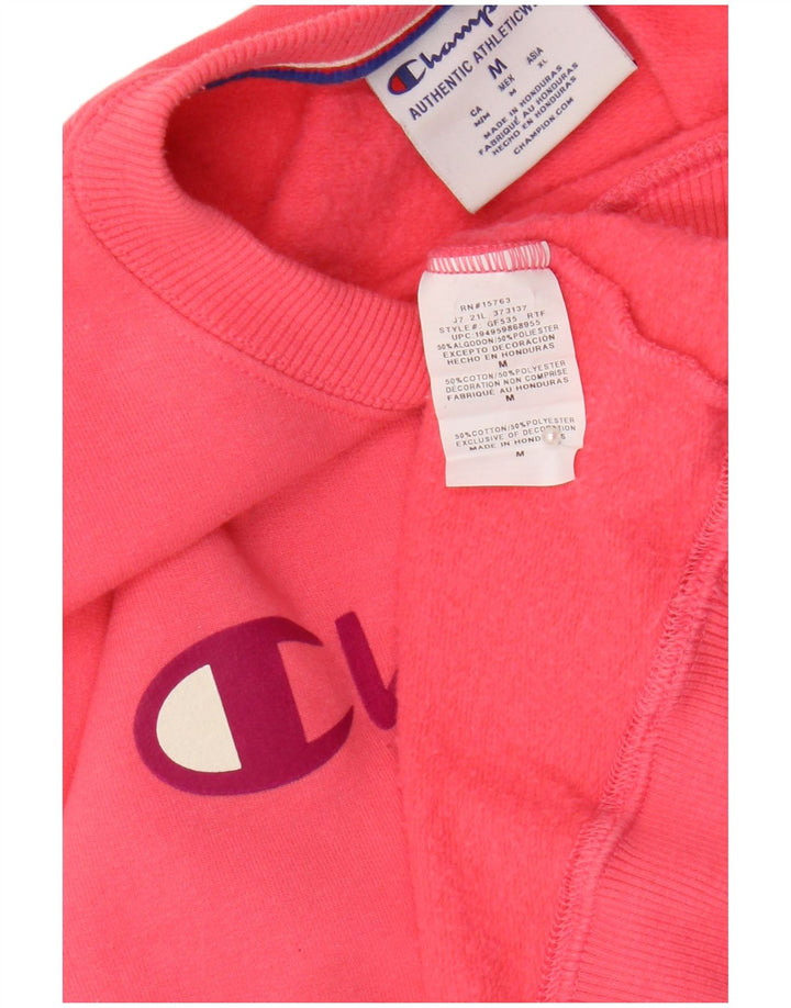 Damska bluza Champion Graphic Oversize Sweter UK 14 Średni Róż