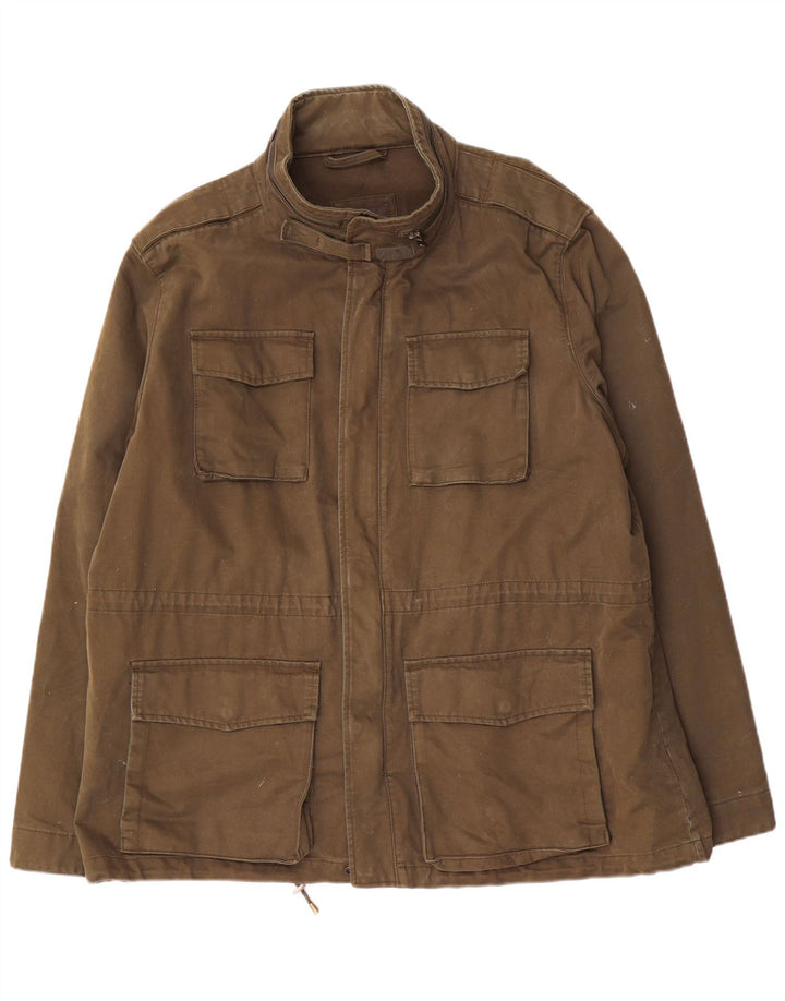 Męska kurtka użytkowa Marks & Spencer UK 46 3XL, bawełniana khaki
