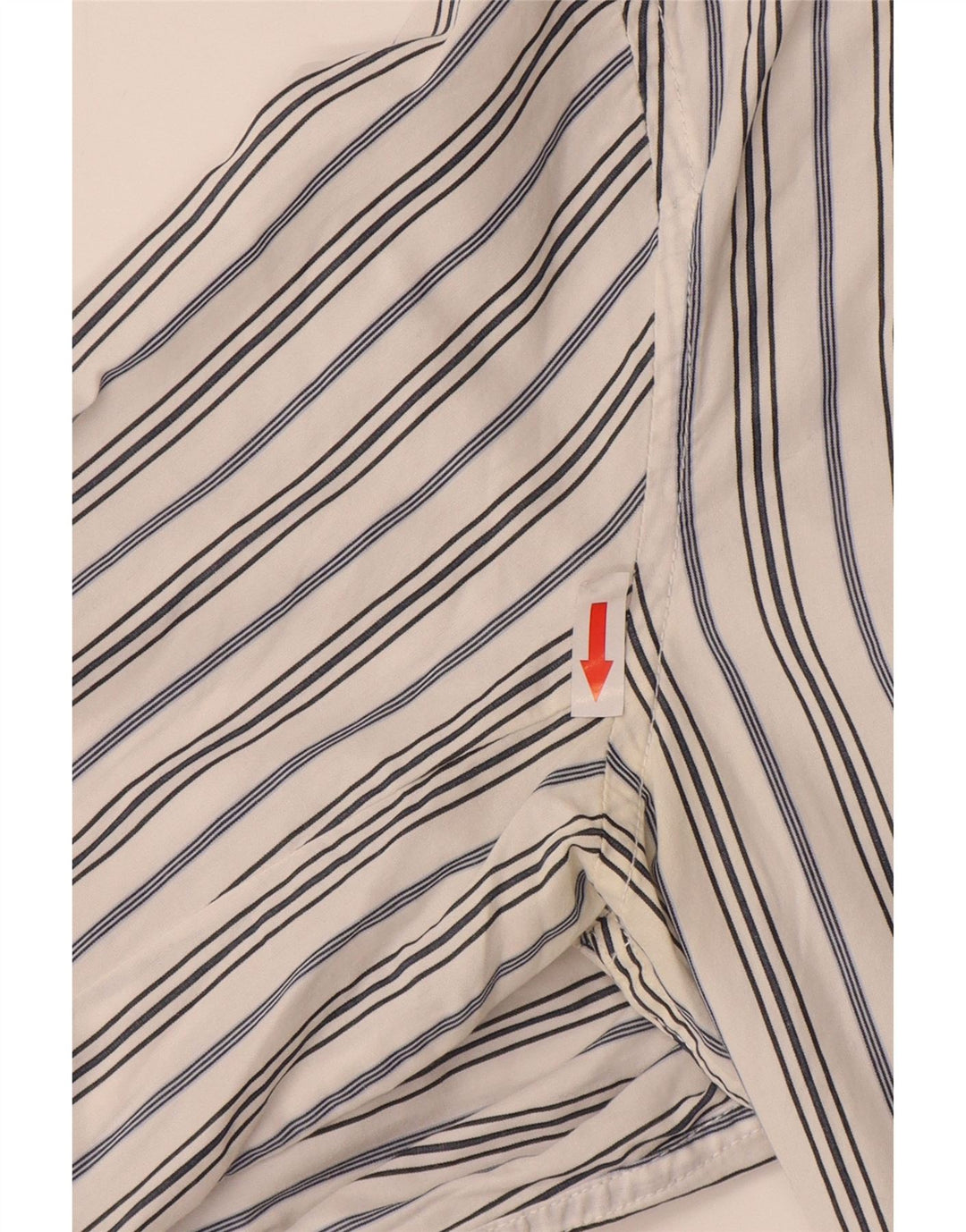 Koszula męska Diesel Średnio biała, bawełniana w prążki