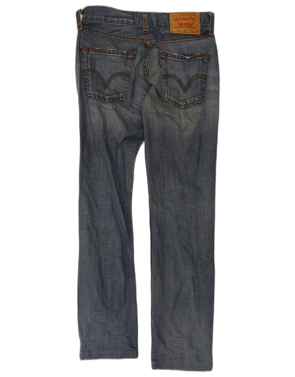 Męskie jeansy Levi's 557 Straight W26 L28 Niebieskie bawełniane