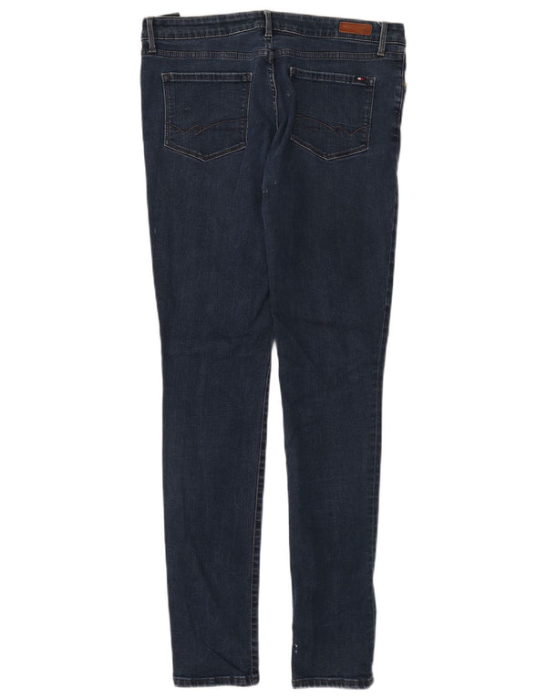 Damskie dżinsy rurki Tommy Hilfiger Medium W30 L32 Granatowa bawełna