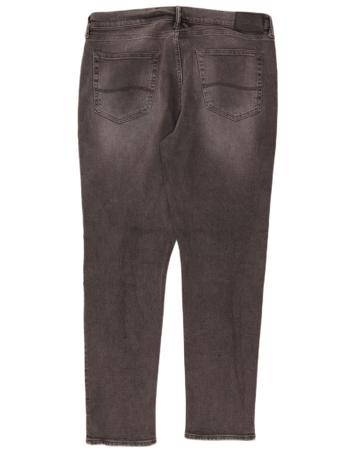 Marks & Spencer Męskie jeansy slim W36 L31 Szara bawełna