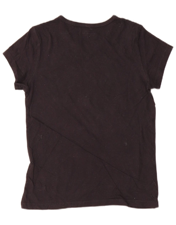 T-shirt damski Abercrombie & Fitch Top UK 10, mały, czarny, bawełniany