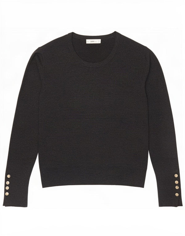 Sweter damski Zara z dekoltem w łódkę, UK 18 XL, szary