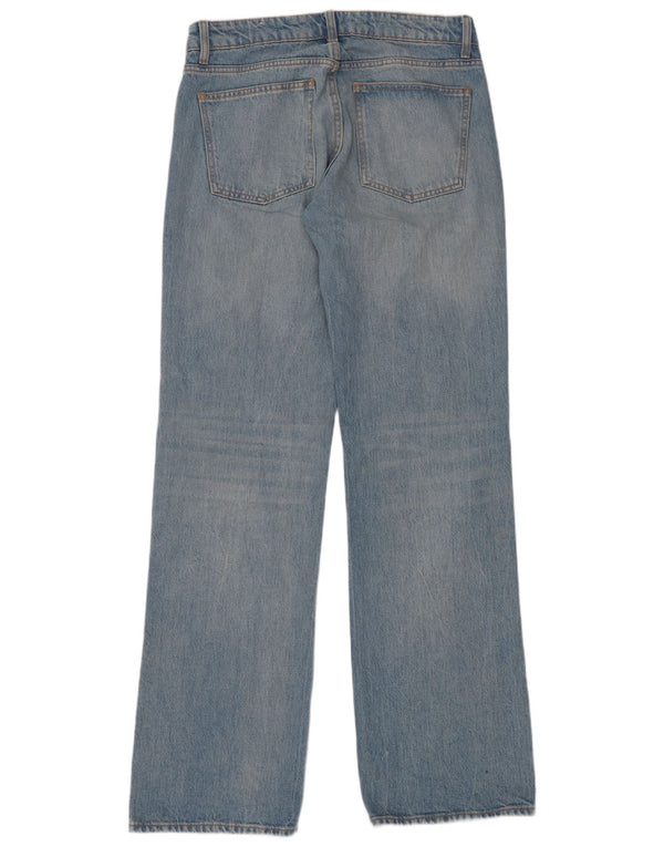 Damskie proste dżinsy Zara EU 36 XS W26 L34 Niebieskie bawełniane