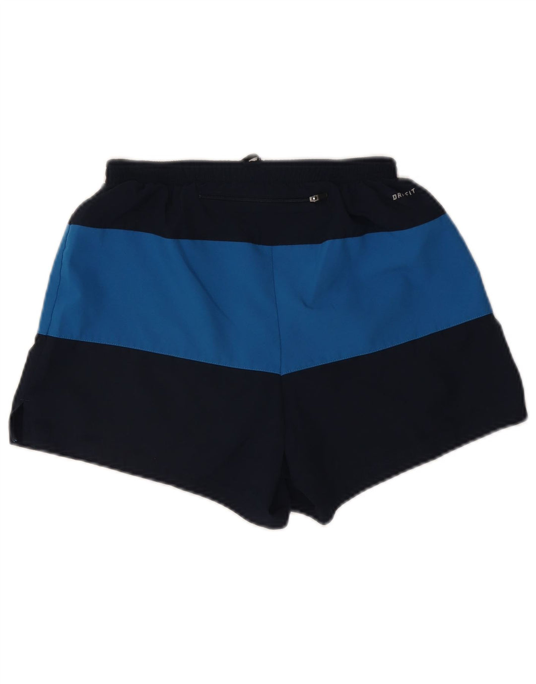 Męskie spodenki sportowe Nike Dri Fit, średni granatowy, poliester z blokami kolorów