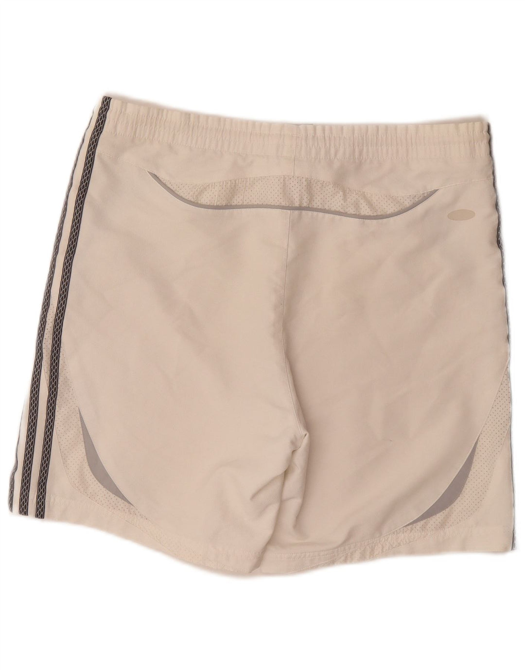 ADIDAS Mens Sport Shorts Small  White Colourblock Polyester