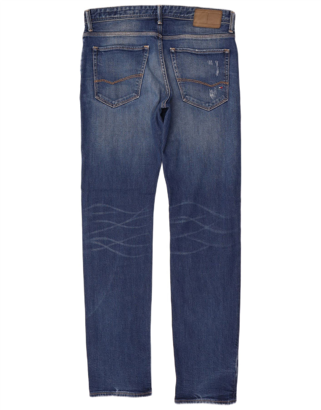 Damskie jeansy slim Tommy Hilfiger W34 L34 Niebieskie bawełniane