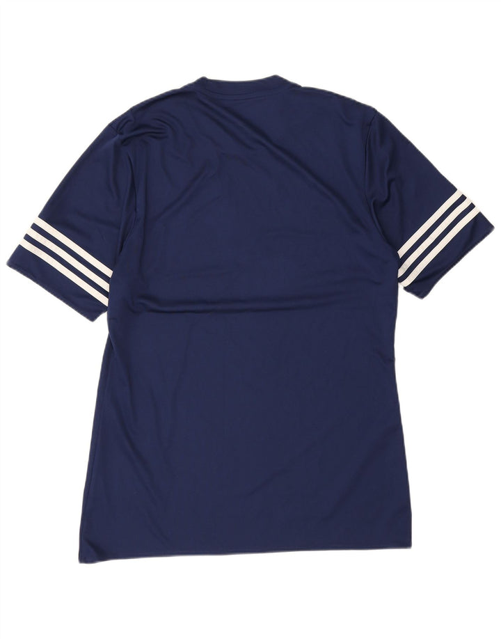 Adidas Męska koszulka Climalite Top Medium Granatowy Poliester