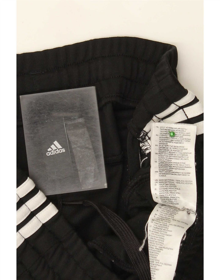 Damskie spodnie dresowe Adidas UK 10, małe, czarne, poliestrowe