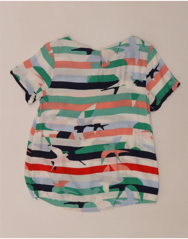 Damska bluzka z grafiką WHITE STUFF UK 12, średnie, wielokolorowe paski