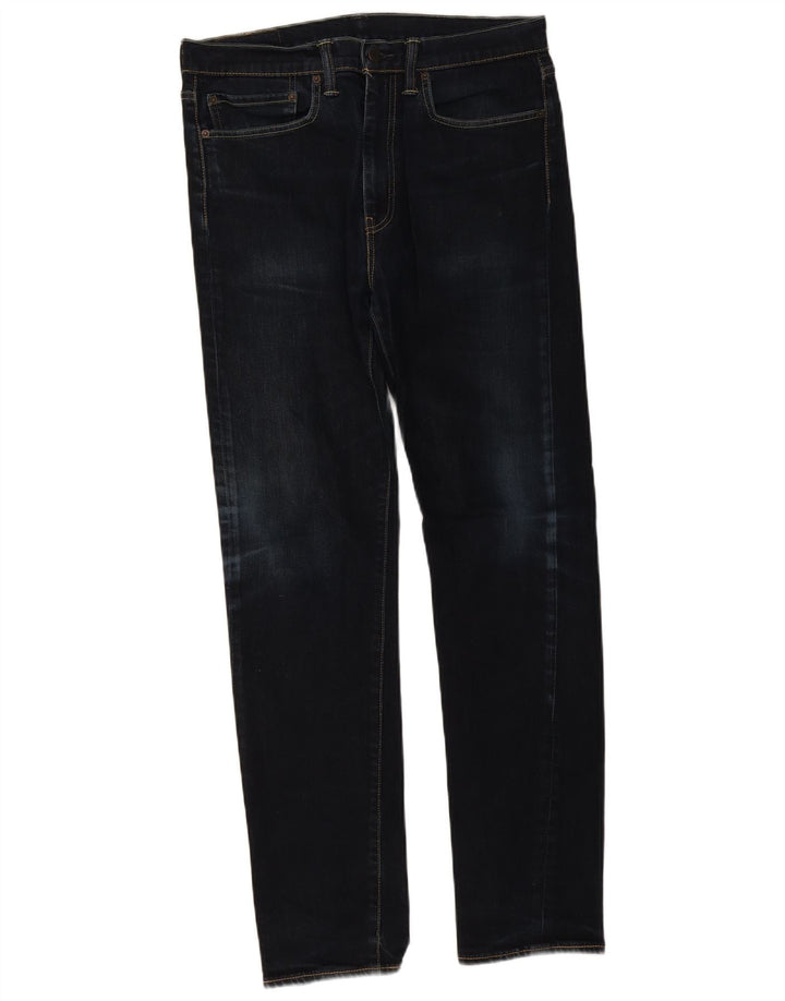 Męskie jeansy Levi's 522 Slim W34 L34 Granatowa bawełna