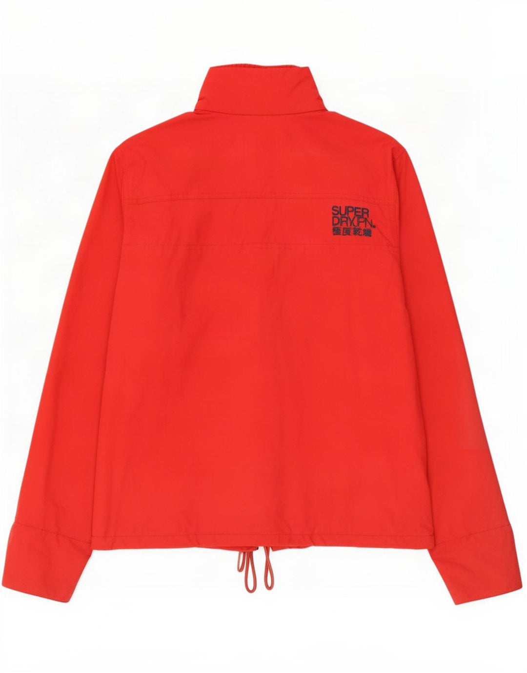 Damska kurtka przeciwdeszczowa Superdry UK 18 XL, czerwony nylon