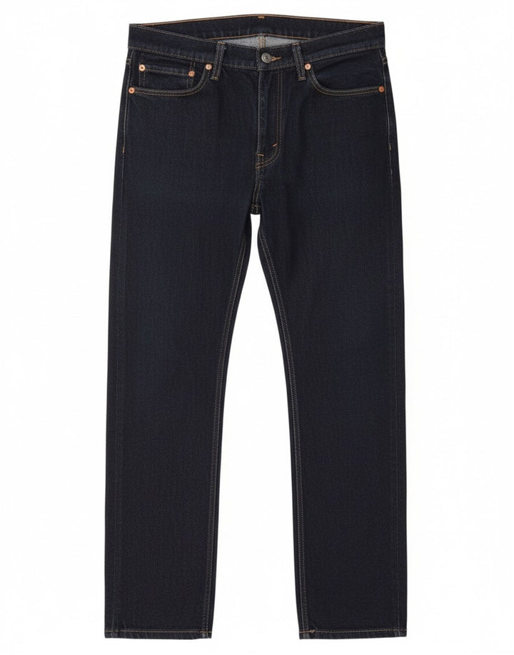 Męskie jeansy Levi's 511 Slim W34 L31 Granatowa bawełna