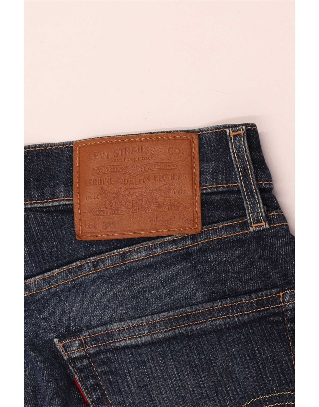 Męskie jeansy Levi's 511 Slim W28 L30 Niebieskie