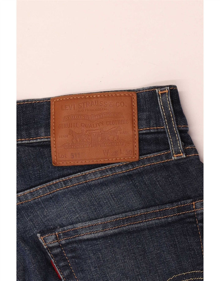 Męskie jeansy Levi's 511 Slim W28 L30 Niebieskie
