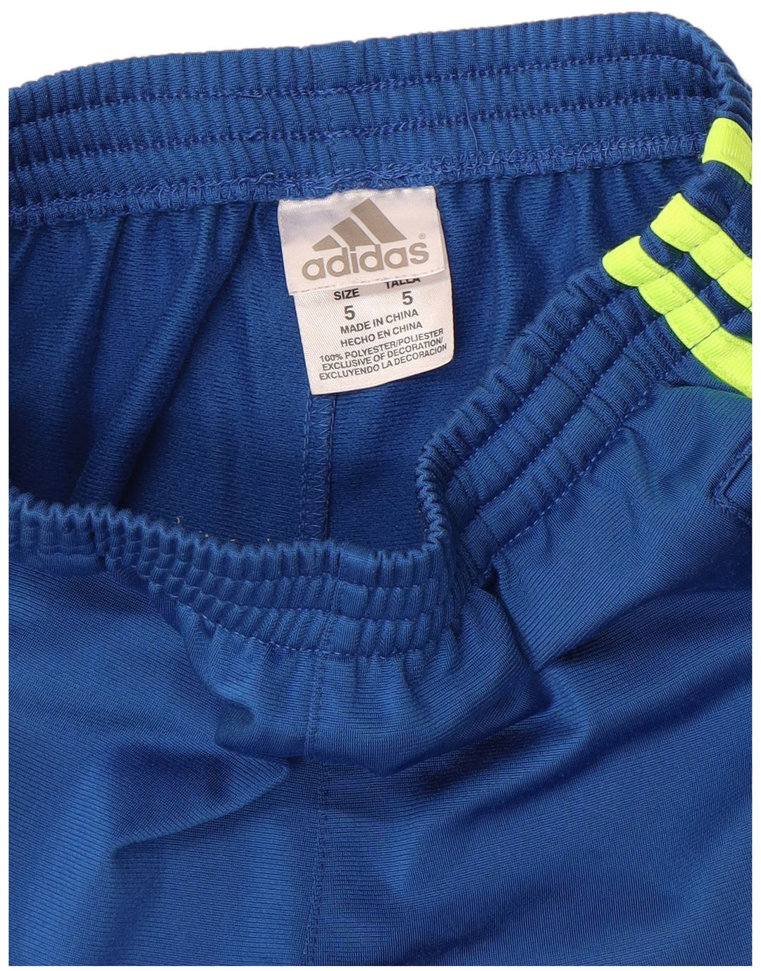 Adidas Chłopięce Spodnie Dresowe 4-5 Lat Niebieski Poliester