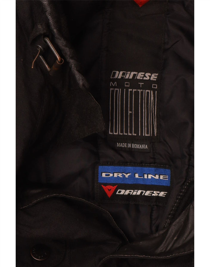 Męska kurtka wyścigowa DAINESE IT 48 4XL Czarny nylon