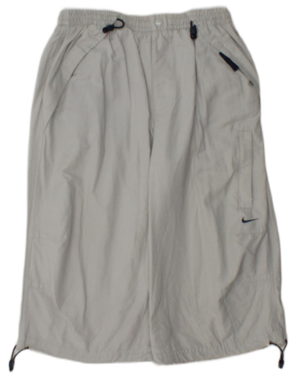Męskie spodenki sportowe Nike, małe, szare, bawełniane