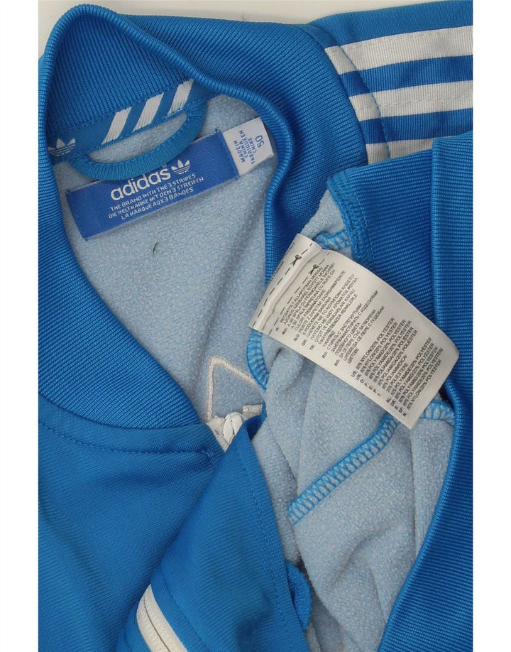 Męska kurtka dresowa Adidas IT 50 Medium Blue Nylon