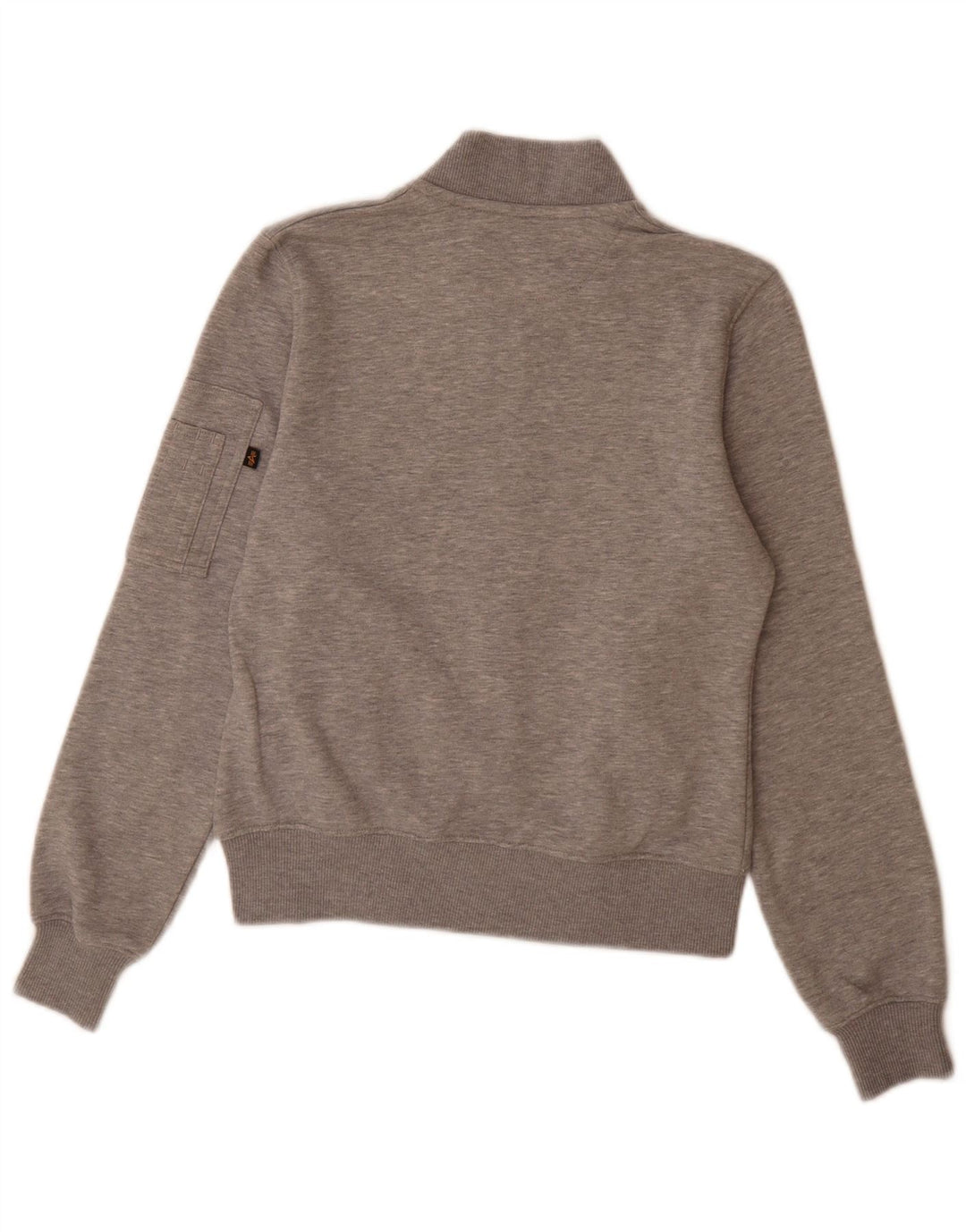Męska kurtka dresowa Alpha Industries XS, szara bawełniana w plamki